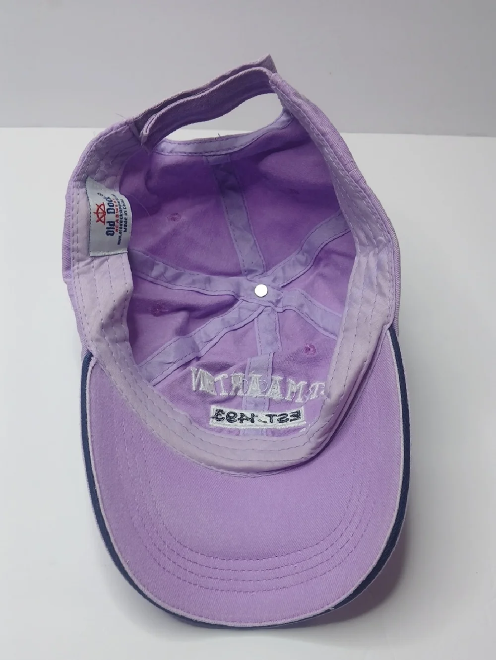 St. Maarten Lavender Embroidered Baseball‎ Cap